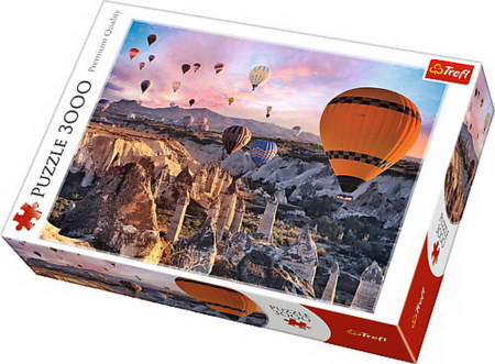 Puzzle - PUZZLE TREFL 3000 IN AER CU BALONUL