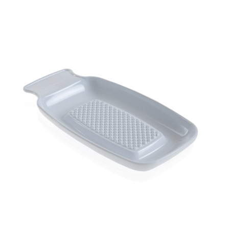 Accesorii hrănire bebeluși - Razatoare alba din plastic , BabyJem