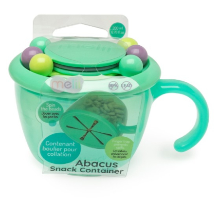 Accesorii hrănire bebeluși - RECIPIENT SNACK ABACUS, MELII, MINT