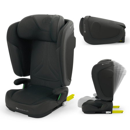 Scaune Auto - SCAUN AUTO KINDERKRAFT UNITY2 100-150 CM, BLACK