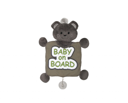 Scaune Auto - Semn reflectorizant Baby on Board BabyJem, verde
