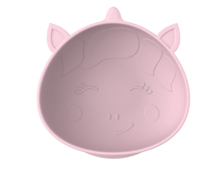 Accesorii hrănire bebeluși - SET 2 CASTRONELE CU VENTUZA SILICON MELII MODEL UNICORN