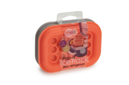 Accesorii hrănire bebeluși - SET 2 PASTILE RACIRE POP-UP, MELII, PINK-GREY