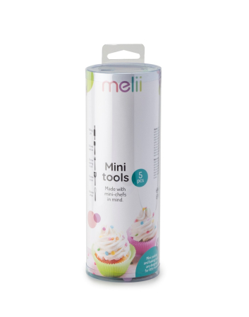 Accesorii hrănire bebeluși - SET 5 PIESE MINI USTENSILE BAKING, MELII, COLORATE