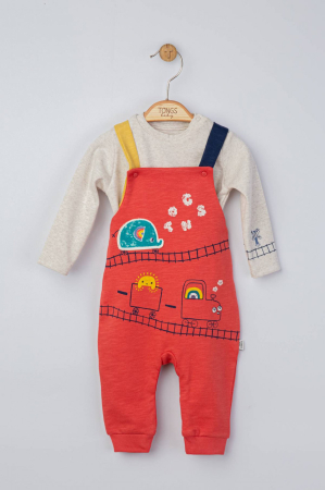 Seturi și compleuri copii - Set de 2 piese de trening Choo Choo pentru bebelusi, Tongs baby