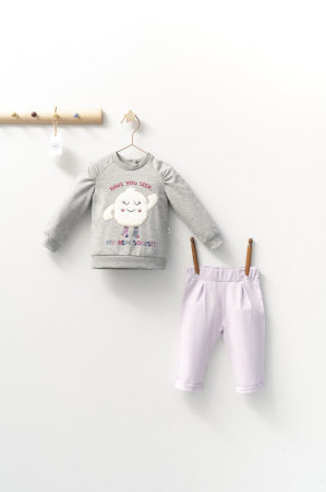 Seturi și compleuri copii - Set de 2 piese de trening Monster pentru bebelusi, Tongs baby
