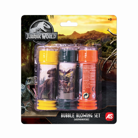 Jucarii de exterior si gradina - SET PENTRU BALOANE DE SAPUN JURASSIC WORLD