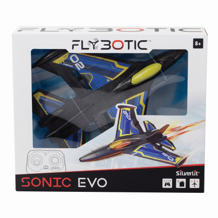 Mașinuțe cu telecomandă - SILVERLIT FLY BOTIC AVION CU TELECOMANDA SONIC EVO