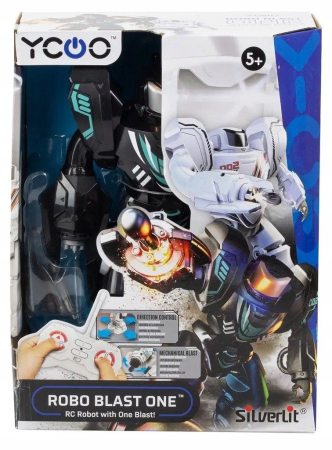 Mașinuțe cu telecomandă - SILVERLIT ROBOT ROBO BLAST ONE NEGRU