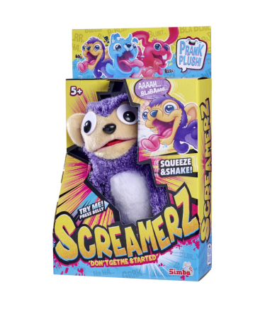 Jucarii de plus - SIMBA SCREAMERZ JUCARIE PLUS MAIMUTICA VIOLET