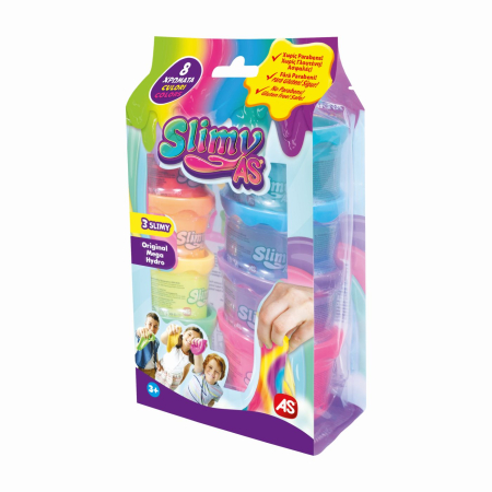 Jucarii - SLIME SLIMY AS SET 8 BORCANASE