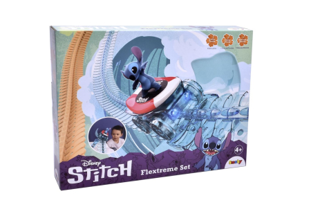 Masinute, Motociclete, Elicoptere, Avioane - SMOBY DISNEY STITCH PISTA DE CURSE FLEXTREME SET