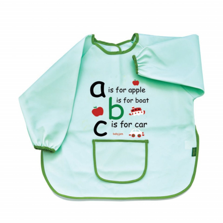 Accesorii hrănire bebeluși - Sort cu maneci pentru activitati ABC BabyJem (Culoare: Bleu)