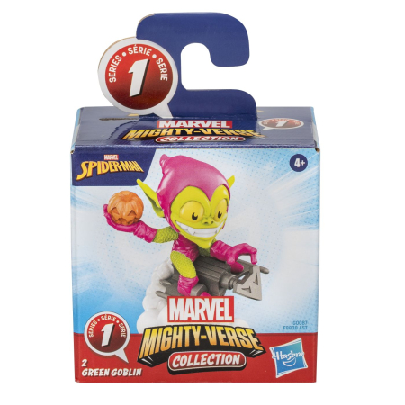 Figurine cu eroi si personaje - SPIDER MAN MIGHTY VERSE SERIA 1 FIGURINA GREEN GOBLIN 6CM