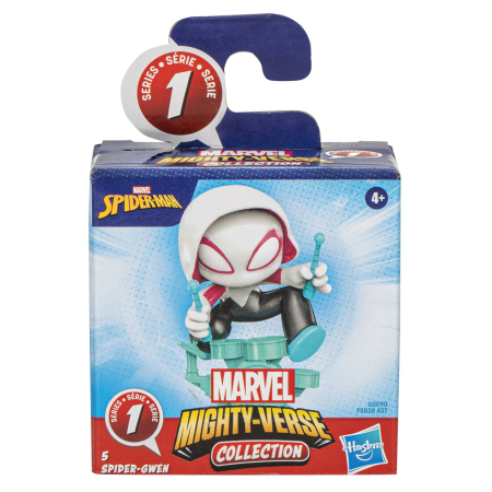 Figurine cu eroi si personaje - SPIDER MAN MIGHTY VERSE SERIA 1 FIGURINA SPIDER GWEN 6CM
