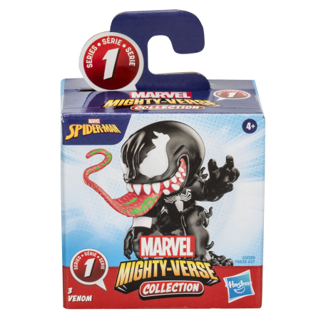Figurine cu eroi si personaje - SPIDER MAN MIGHTY VERSE SERIA 1 FIGURINA VENOM 6CM