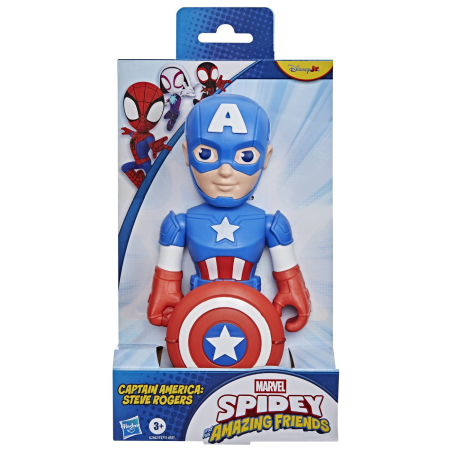 Figurine cu eroi si personaje - SPIDEY PRIETENII EXTRAORDINARI FIGURINA CAPTAIN AMERICA SUPRADIMENSIONATA 22.8CM