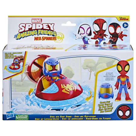 Figurine cu eroi si personaje - SPIDEY PRIETENII EXTRAORDINARI SET MASINUTA SI FIGURINA SPIDEY