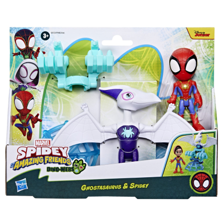 Figurine cu eroi si personaje - SPIDEY SI PRIETENII MARVEL DINO WEBS GHOSTASAURUS SI SPIDEY