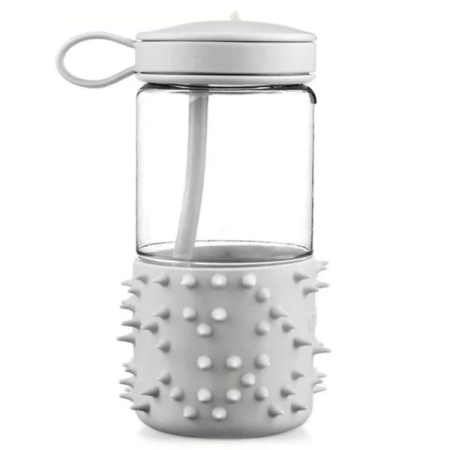 Accesorii hrănire bebeluși - STICLA APA SPIKEY MELII GRI