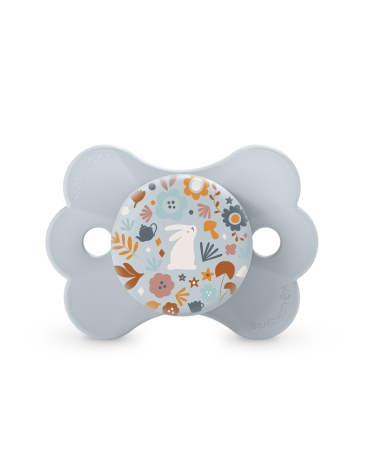 Accesorii hrănire bebeluși - Suzetă fiziologică 0-6 luni, albastru, Wonderland Butterfly Suavinex