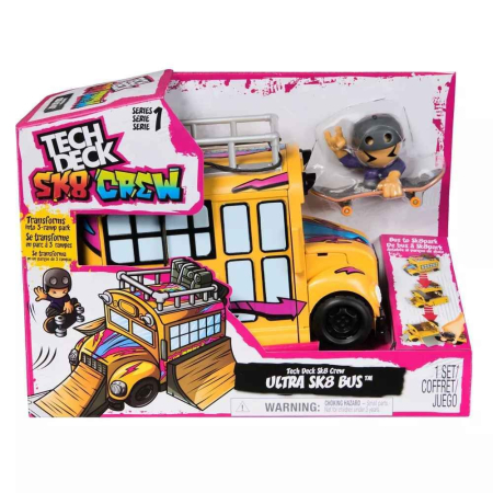 Jucarii - TECH DECH SK8 CREW SET DE JOACA AUTOBUZ