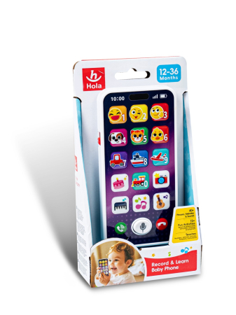 Jucarii pentru bebelusi - TELEFON MOBIL INTERACTIV BEBE INREGISTREAZA SI INVATA