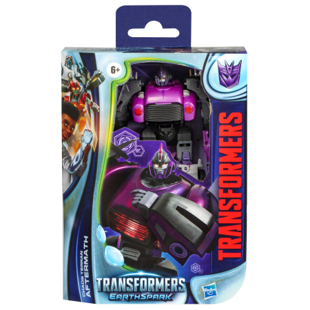 Figurine cu eroi si personaje - TRANSFORMERS FIGURINA EARTHSPARK DELUXE AFTERMATH 12.5CM