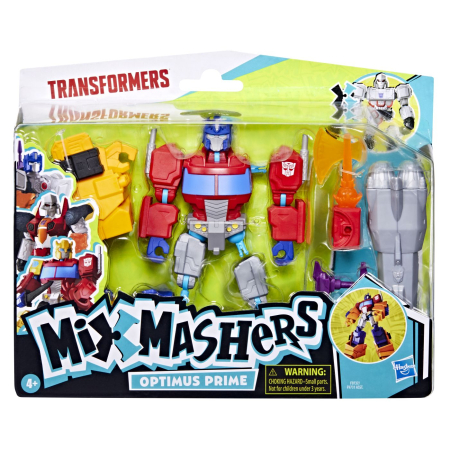 Figurine cu eroi si personaje - TRANSFORMERS MIX MASHERS SET FIGURINA OPTIMUS PRIME 12CM SI ACCESORII