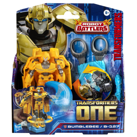Figurine cu eroi si personaje - TRANSFORMERS ONE ROBOT BATTLERS FIGURINA BUMBLEBEE B127 11.5CM
