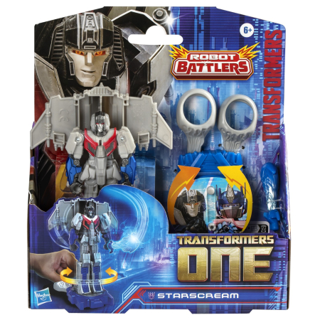 Figurine cu eroi si personaje - TRANSFORMERS ONE ROBOT BATTLERS FIGURINA STARSCREAM 11.5CM