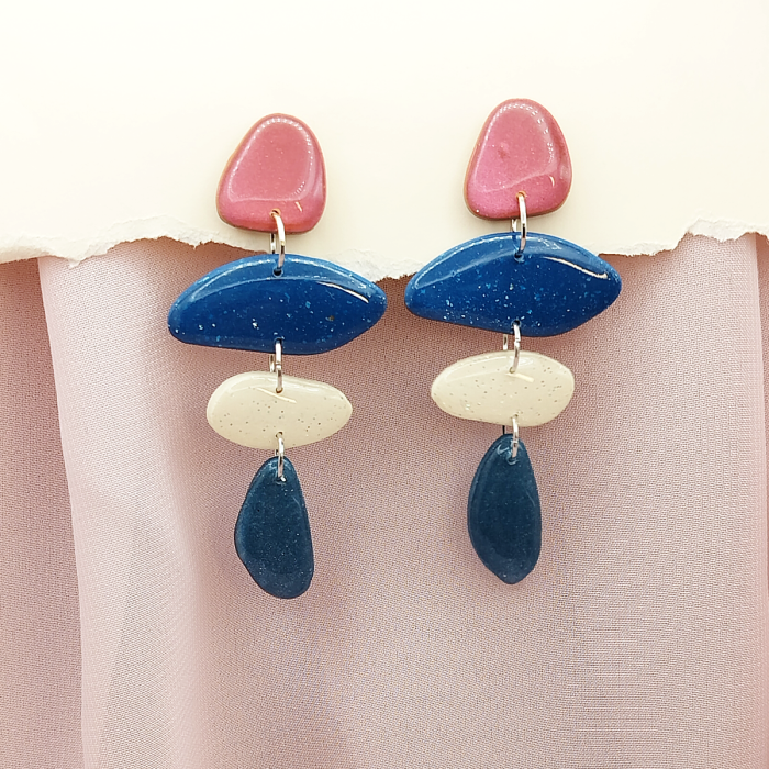 Cercei statement handmade Mierador – Sundown Bay [2]