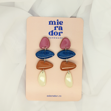 Cercei - Cercei statement handmade Mierador – Pink Sands