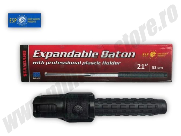 Baston telescopic ESP 21" black, 53cm [7]