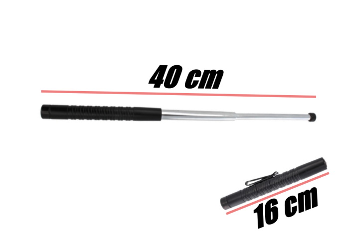 Bastonul telescopic ESP Compact ExB-16HS 16", cromat [2]