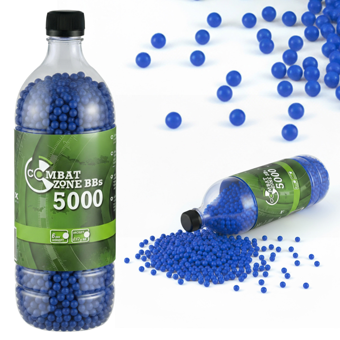 Bile airsoft Combat Zone Basic 0,12 g 6 mm 5000 pcs. blue [3]