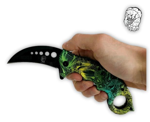 Cutit Karambit Cougar Collection Acid Snake [6]