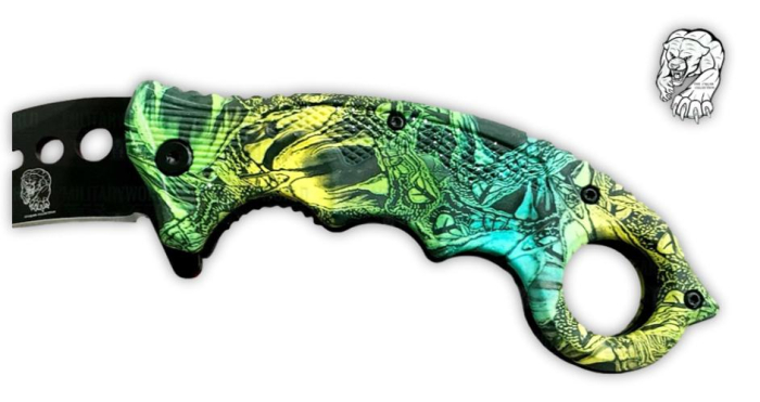 Cutit Karambit Cougar Collection Acid Snake [5]