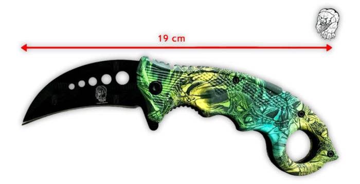 Cutit Karambit Cougar Collection Acid Snake [2]