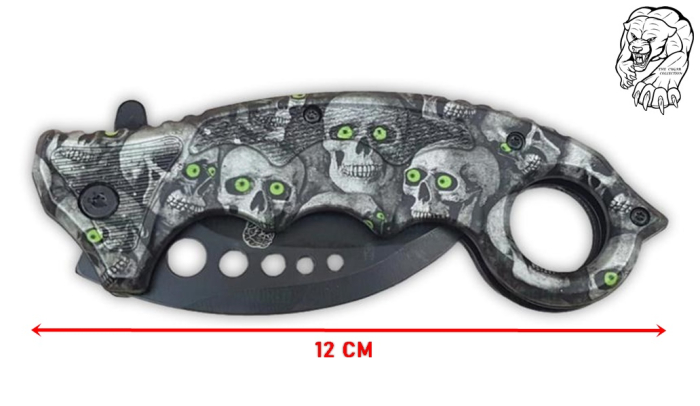 Cuțit Karambit Cougar Collection Grey Skull [2]