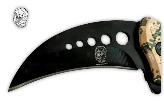 Cutit Karambit Cougar Collection Military Digital Camouflage [6]