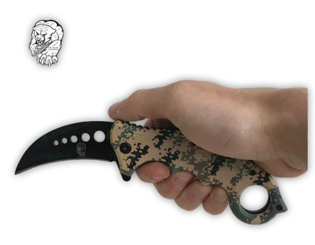 Cutit Karambit Cougar Collection Military Digital Camouflage [7]