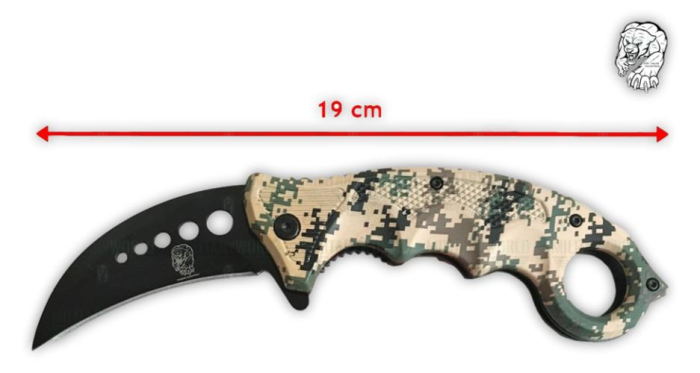 Cutit Karambit Cougar Collection Military Digital Camouflage [2]