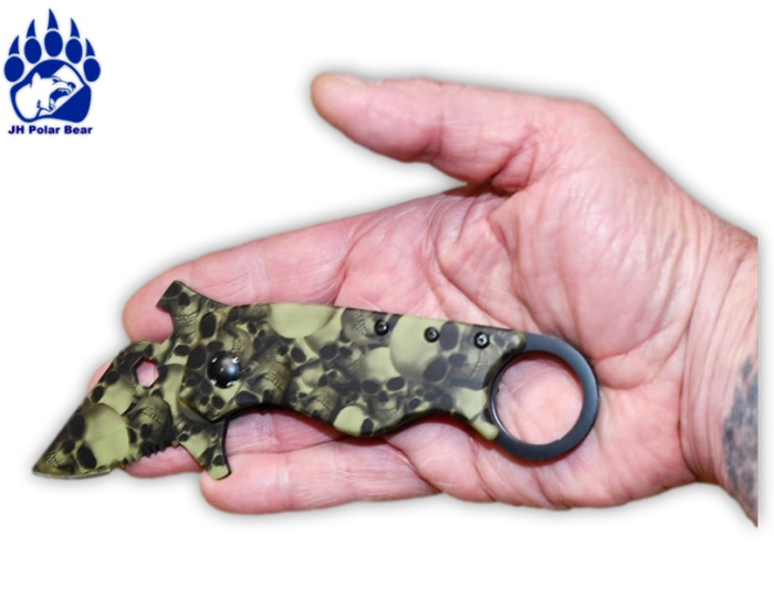 Cutit Karambit JH Polar Bear, Horror style [4]