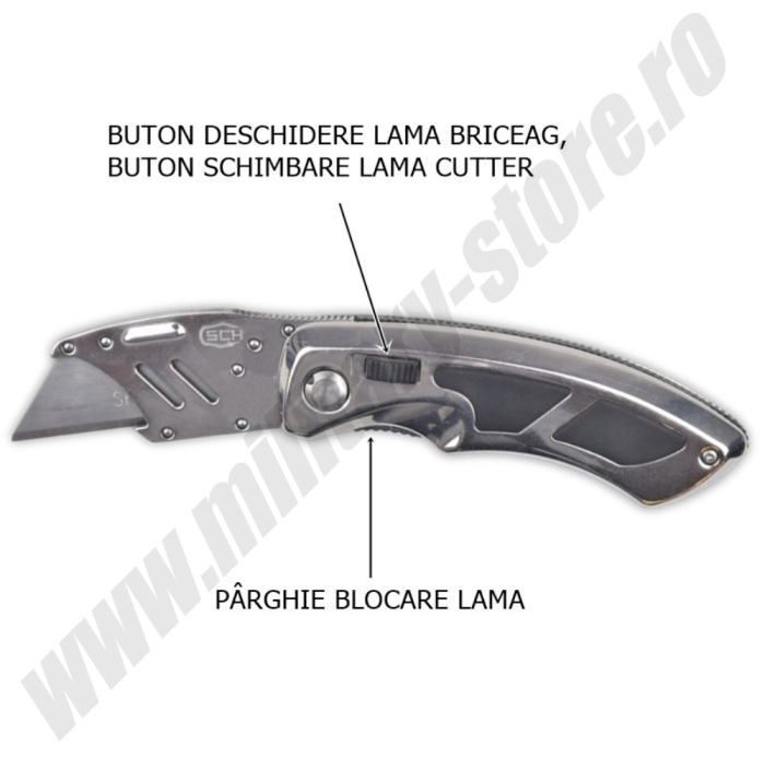 Cutter pliabil, tip briceag SCK [2]