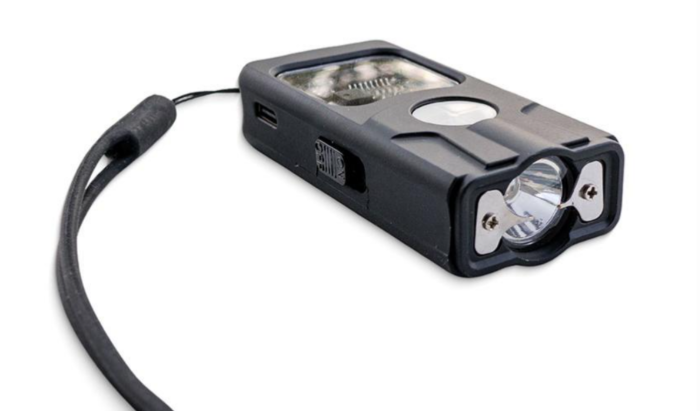 Electroșoc cu lanternă și leduri albastre TW-2301 [5]