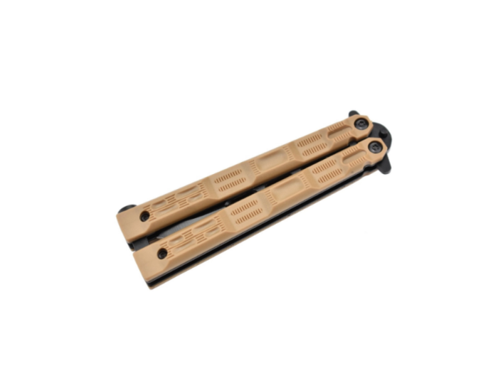MAXKNIVES - P41M - Cuțit fluture maro [3]