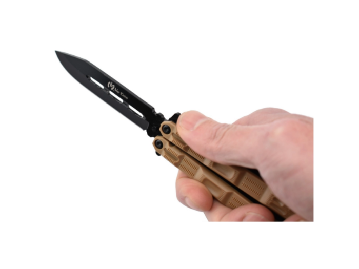 MAXKNIVES - P41M - Cuțit fluture maro [2]