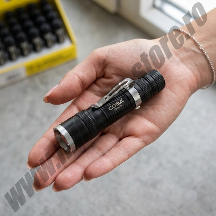 Mini lanterna Coba CB-9701 cu zoom, corp aluminiu [4]