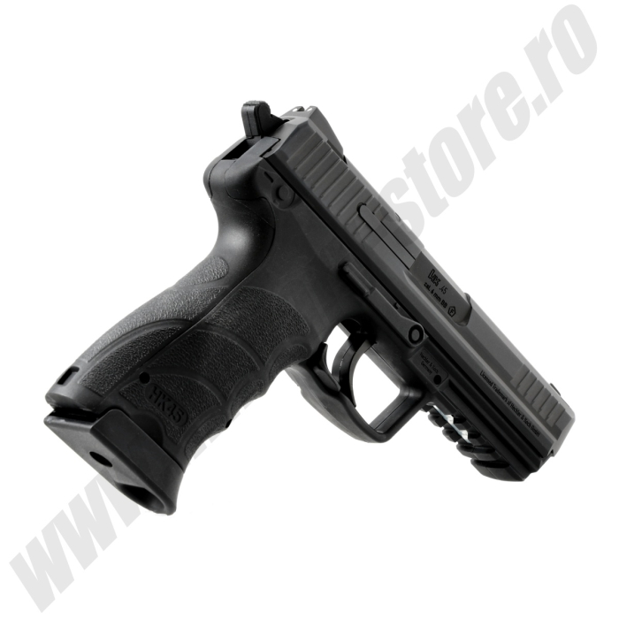 Pistol airsoft Heckler&Koch HK 45 BK Full Metal CO2 Fixed, <2J [6]